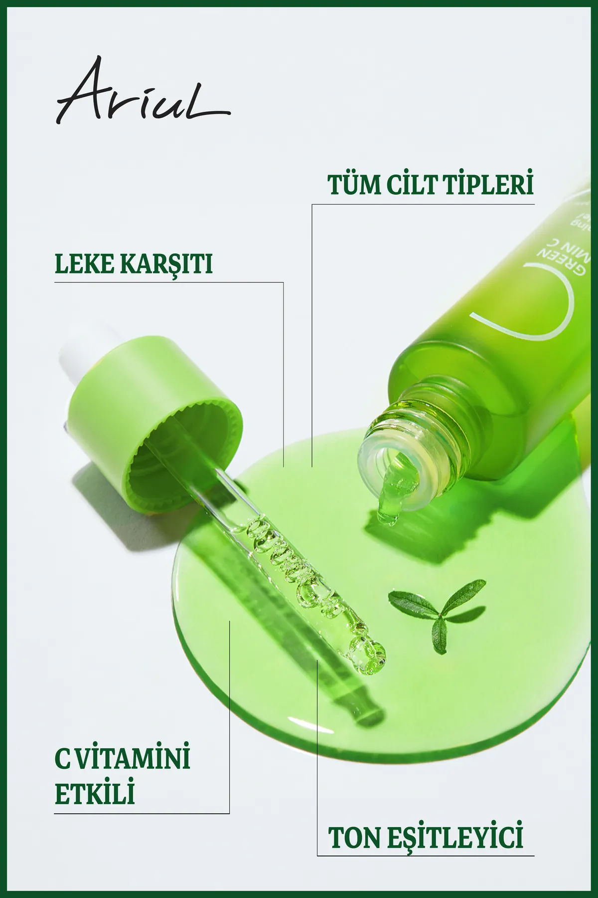 Ariul Green C Vitaminli Yüz Ampulü 15 ml