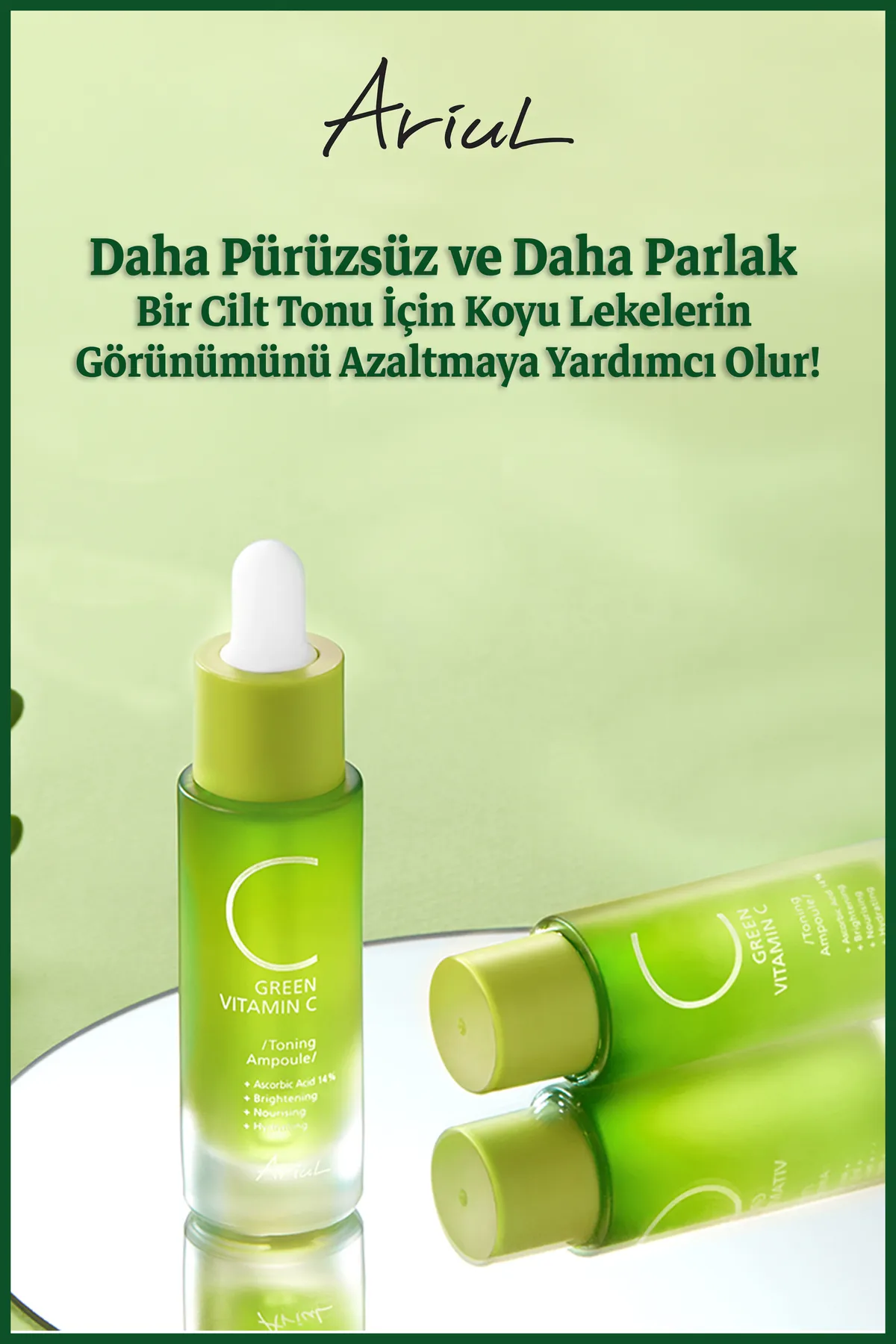 Ariul Green C Vitaminli Yüz Ampulü 15 ml
